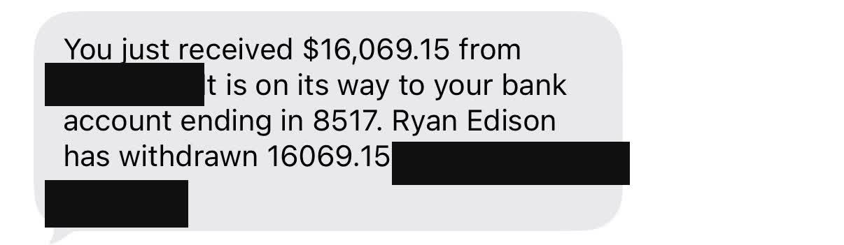 five figure deposit