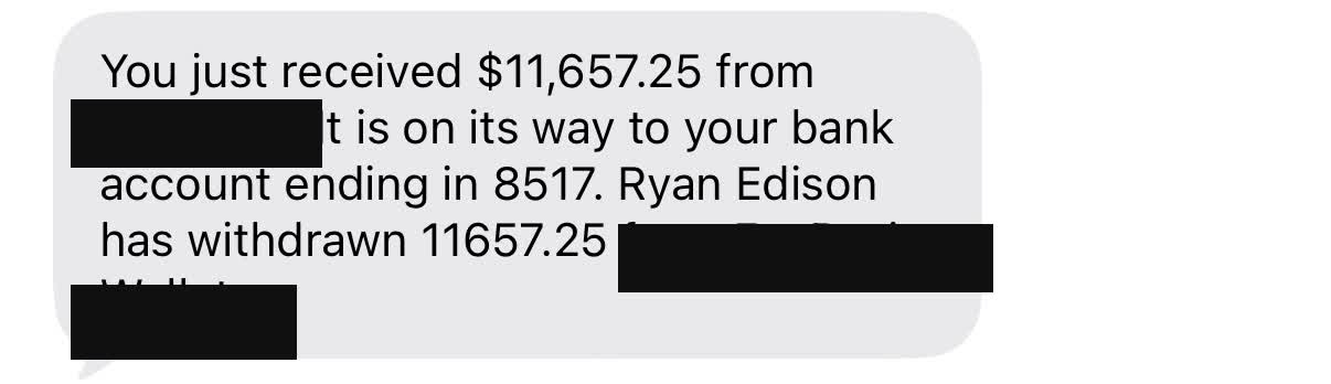 five figure deposit