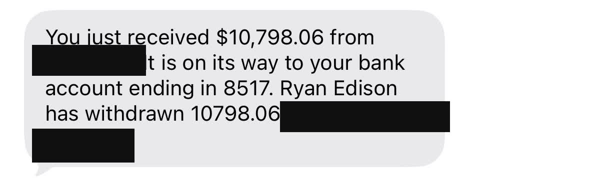 five figure deposit