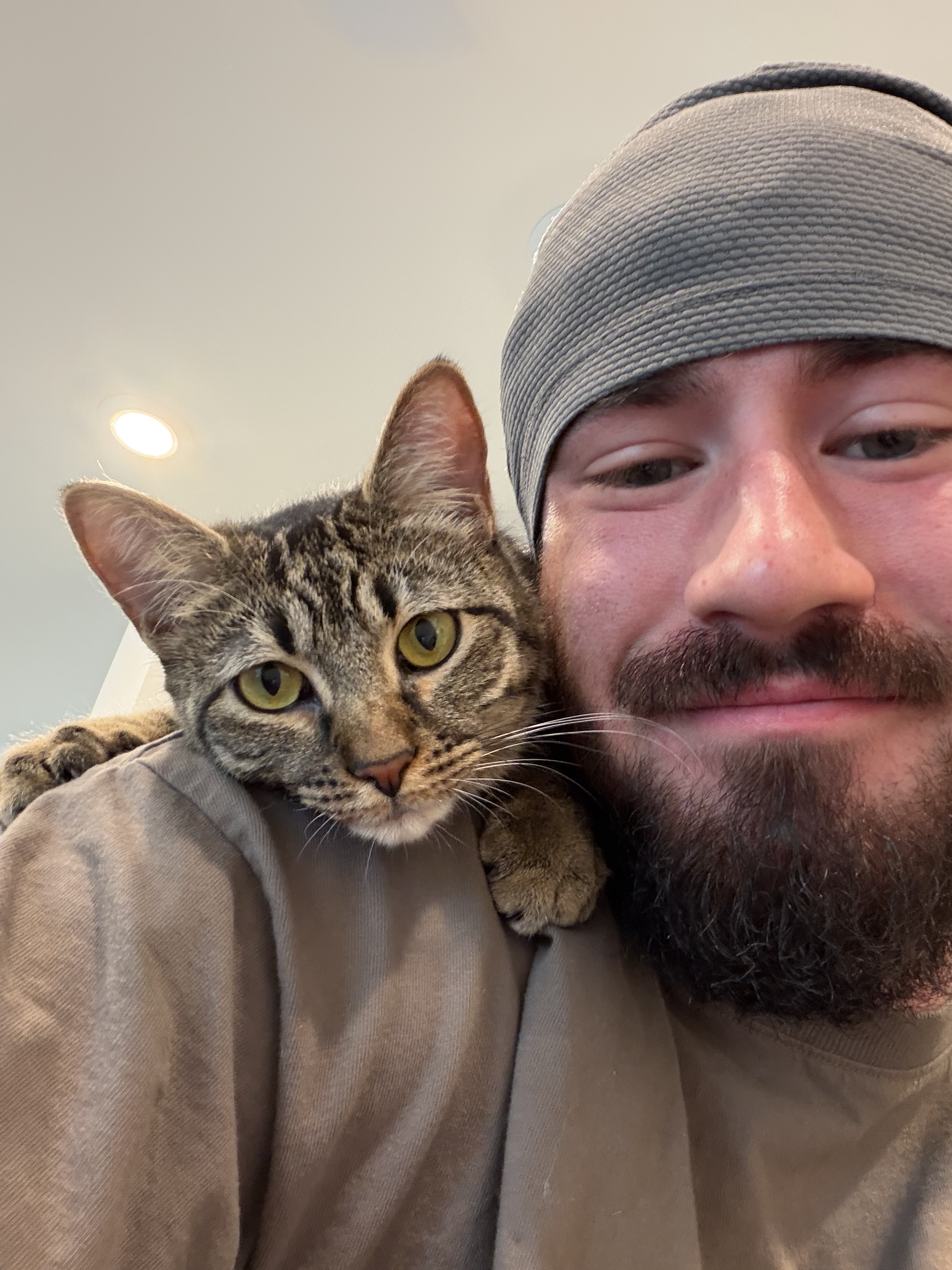 Ryan and his cat