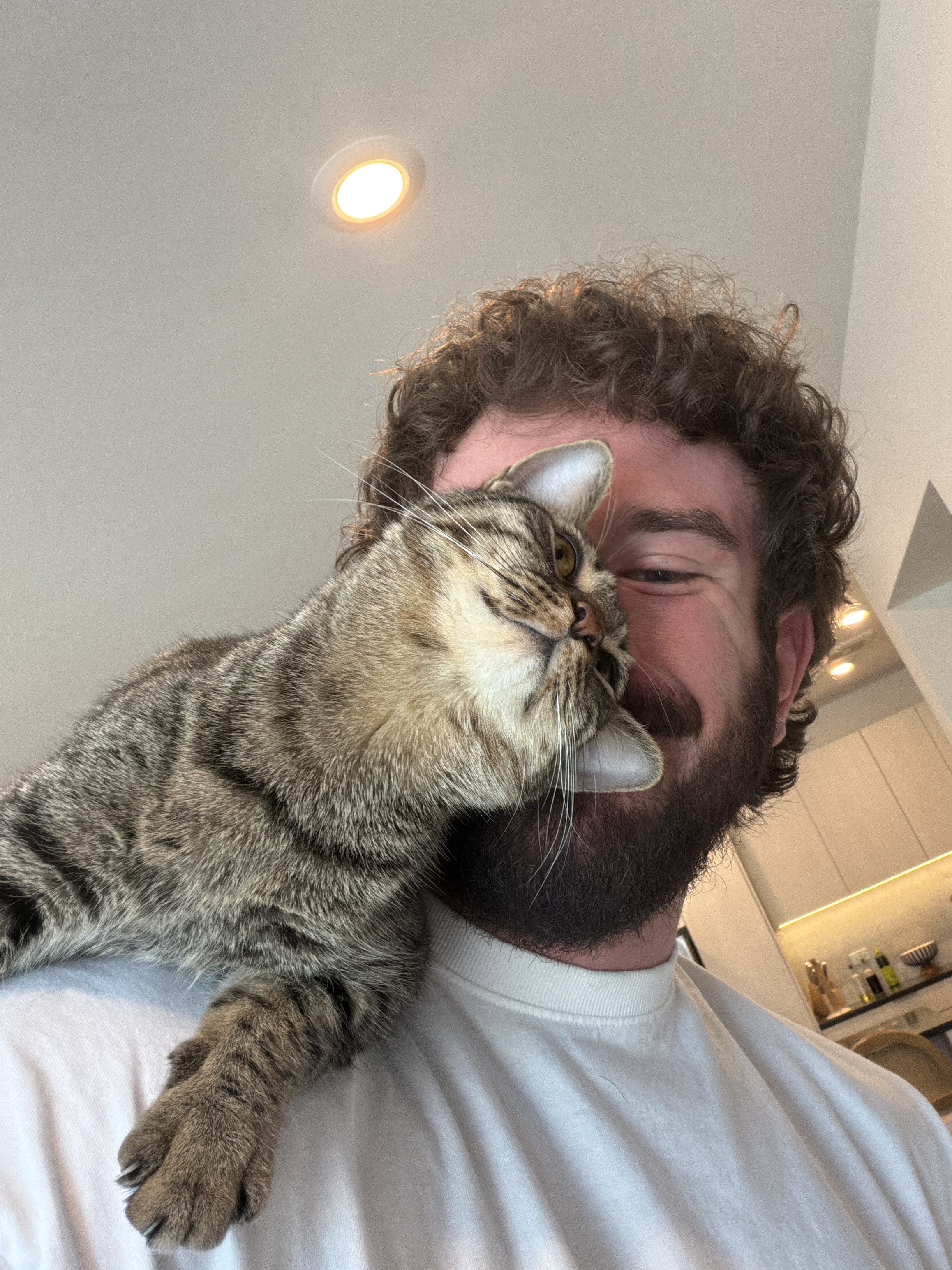 Ryan and his cat
